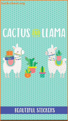 Cactus & Llama stickers for WhatsApp WAStickerApps screenshot