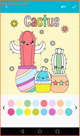 Cactus Coloring Pages For Kids - FREE screenshot