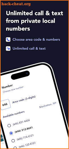 Caddy - Second Phone Number screenshot