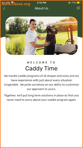 Caddy Time screenshot