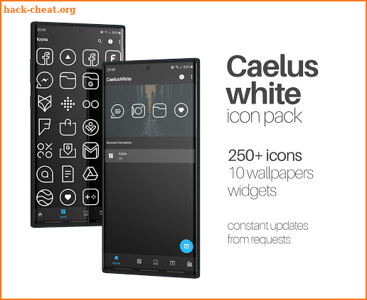 Caelus White - Icon Pack screenshot