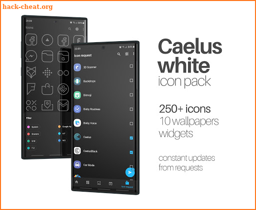 Caelus White - Icon Pack screenshot