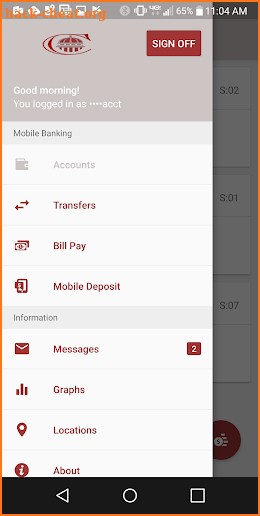 CAFCU Mobile Banking screenshot