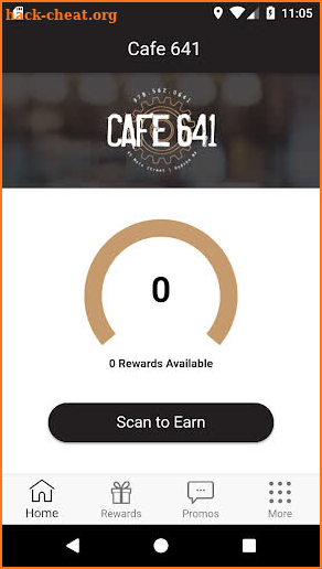 Cafe 641 Rewards screenshot
