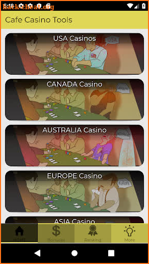 Cafe Casino Online Tools screenshot