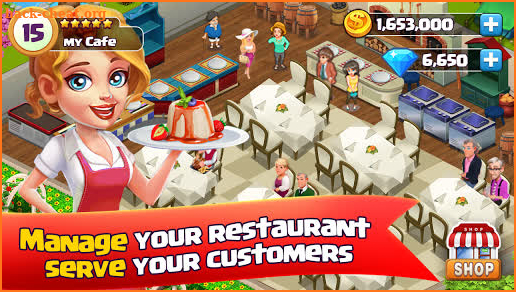 Cafe Restaurant - manager fast food kitchen screenshot