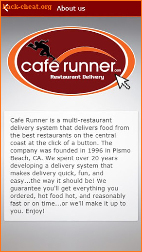 Cafe Runner Delivery screenshot