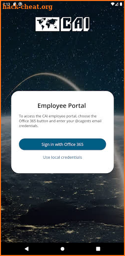 CAI Portal screenshot