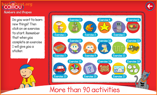 Caillou learning for kids screenshot