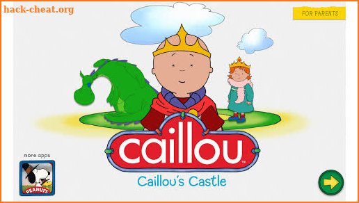 Caillou's Castle: Interactive Story and Activities screenshot