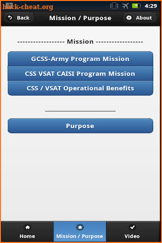 CAISI-VSAT screenshot