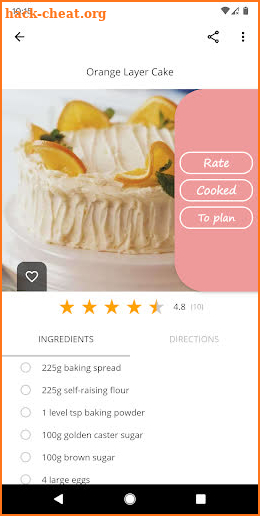 Cake and Baking Recipes screenshot