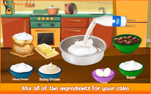Cake Bakery Shop - Sweet Cooking, Color by Number screenshot
