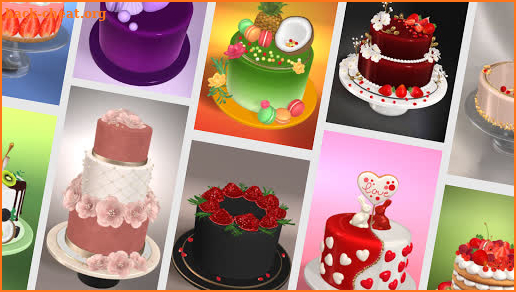 Cake Coloring 3D - Paint by Number screenshot