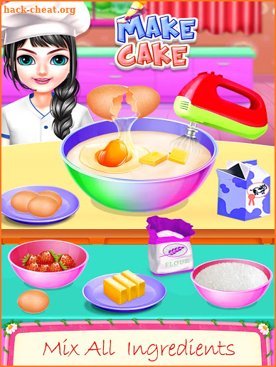 Cake Maker Simulator & Cleaning Game screenshot
