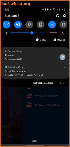 Cake VPN screenshot