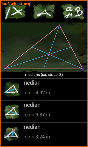 Calc Triangle Solver Pro screenshot