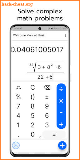 CalCon Calculator screenshot