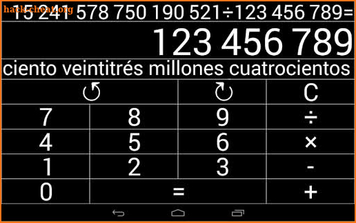 Calculadora Natural (LS) screenshot