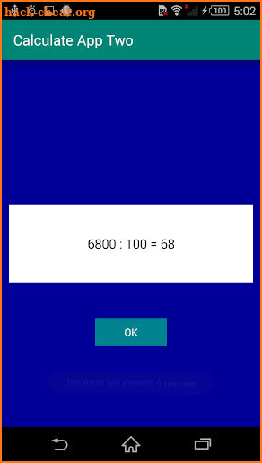 Calculate App Two screenshot