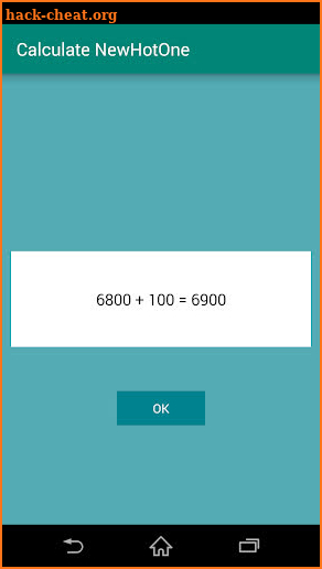 Calculate NewHotOne screenshot