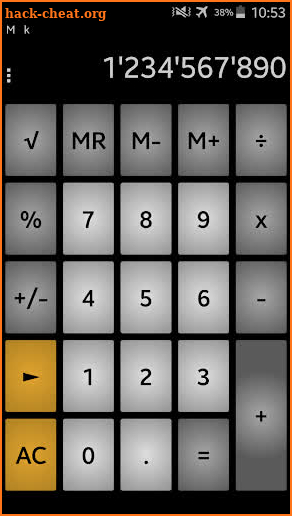 Calculator andanCalc LT screenshot
