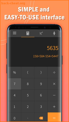 Calculator - Equation Solver, Free Scientific Cal screenshot