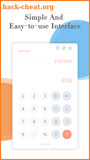 Calculator First + - pro version screenshot