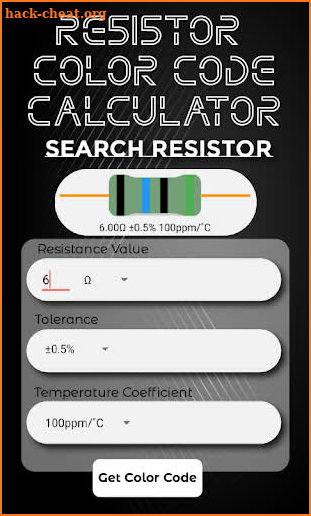 Calculator for Resistor Color Code - Hd Movies screenshot