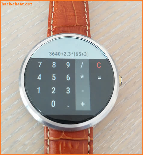Calculator For Wear OS (Android Wear) screenshot