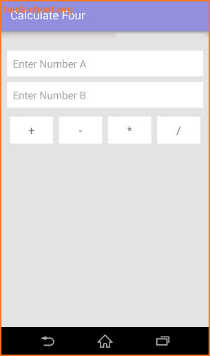 Calculator Four screenshot