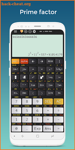 Calculator FX 82 350 570 991 EX ES MS VN PLUS screenshot