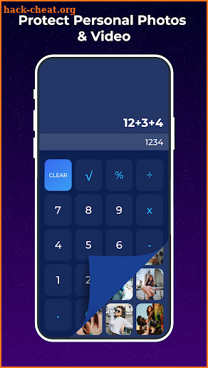 Calculator hide app : calculator vault app hider screenshot