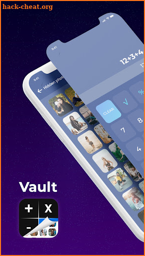 Calculator hide app : calculator vault app hider screenshot