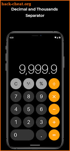 Calculator iOS iPhone screenshot