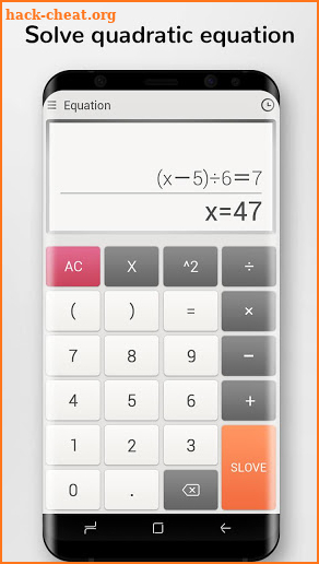 Calculator Plus -Basic, Scientific, Equation Mode screenshot