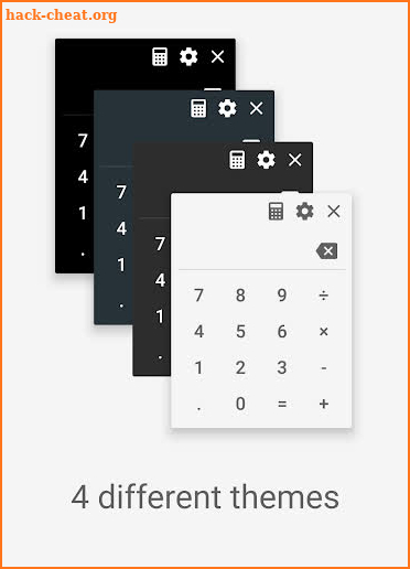 Calculator - Quick Settings Tile screenshot