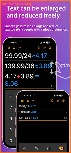 Calculator Simple PRO screenshot