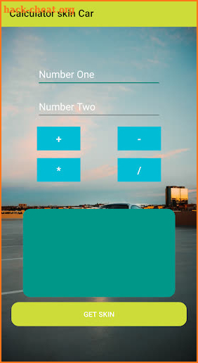 Calculator Skin Car screenshot