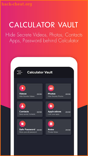 Calculator Vault: Secrete Photo, Video & Password screenshot