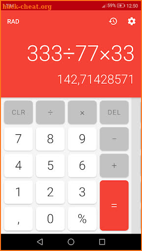 Calculator very fast & simple screenshot