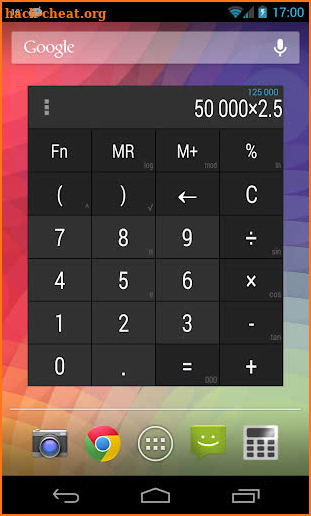 Calculator + Widget 21 themes screenshot