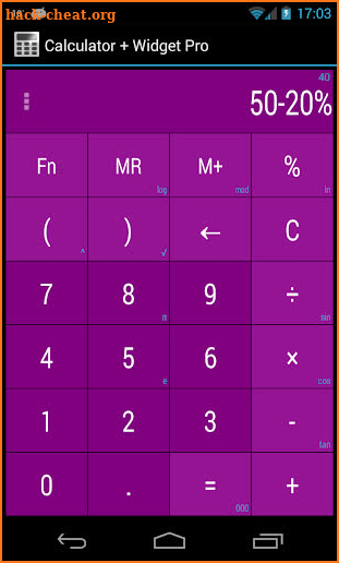 Calculator + Widget 21 themes screenshot