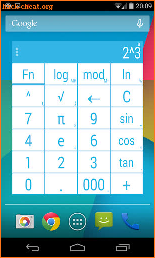 Calculator Widget Themes PRO screenshot