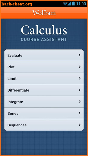 Calculus Course Assistant screenshot