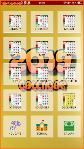 Calendar 2019 Malaysia screenshot