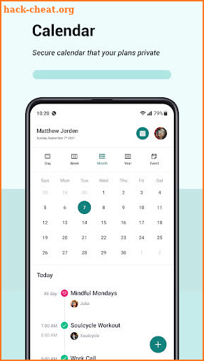 Calendar 2022 screenshot