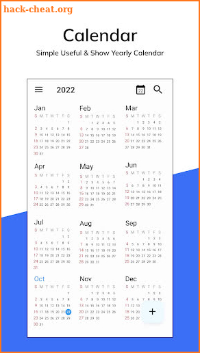 Calendar 2023 screenshot