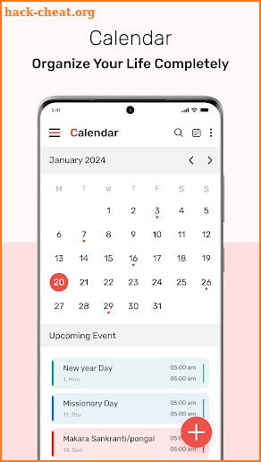 Calendar 2024 screenshot