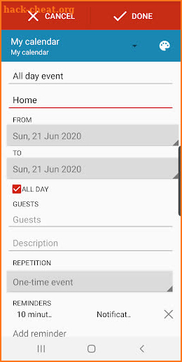 Calendar App - Calendar 2020 Agenda Reminder screenshot